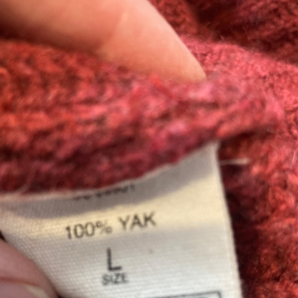 Manstead 100% Yak Chunky Knit Sweater / L - Picture 5 of 5